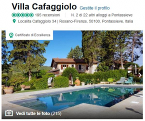 Villa Cafaggiolo apt BRUNELLESCHI Pontassieve
